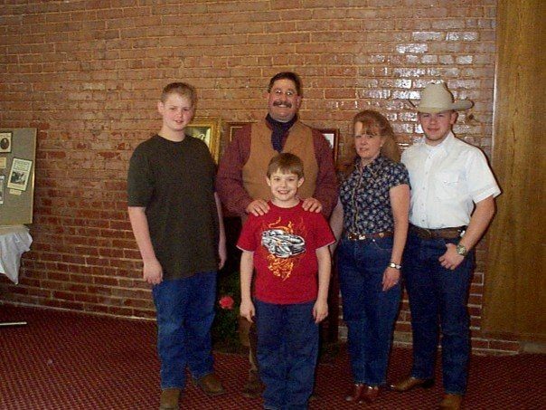 The Sharpe family together