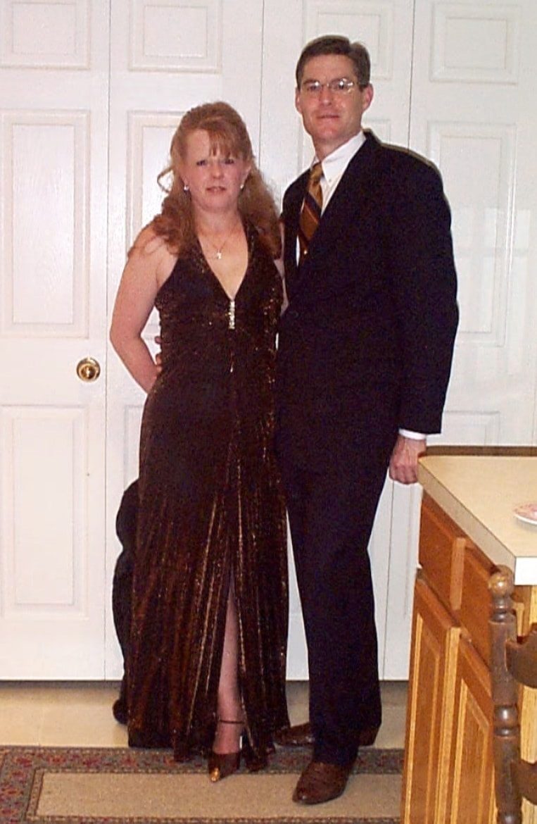 Robert and Guinndolyn at a formal evening event